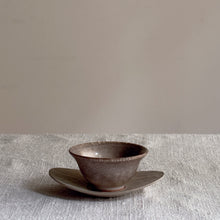 Load image into Gallery viewer, 村上圭一 M039 ホオ 白漆楕円茶托