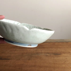 吉田崇昭 04F 染付陽刻膾皿