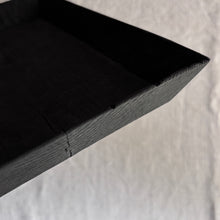 画像をギャラリービューアに読み込む, 村上圭一 M023 クリ 黒錆漆角彫込皿
